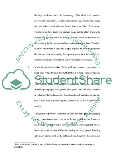 Internation marketing