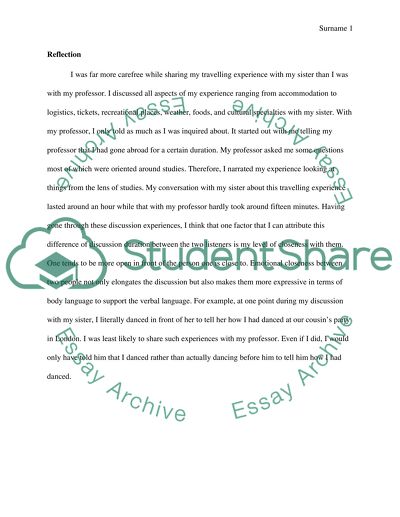 My vacation in London, conversational style