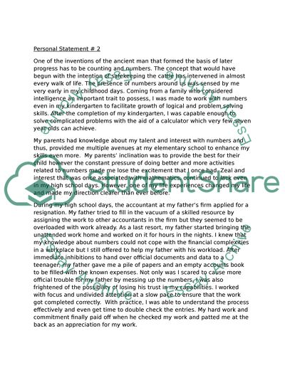 what is college personal statement