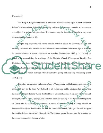 Discussion on Various Articles