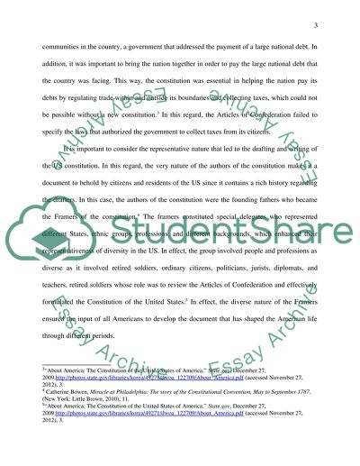 The constitution of the United States