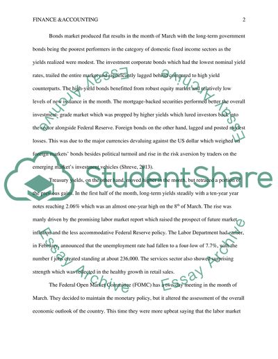 Microanalysis of the recent Market, economic conditions, and the outlook