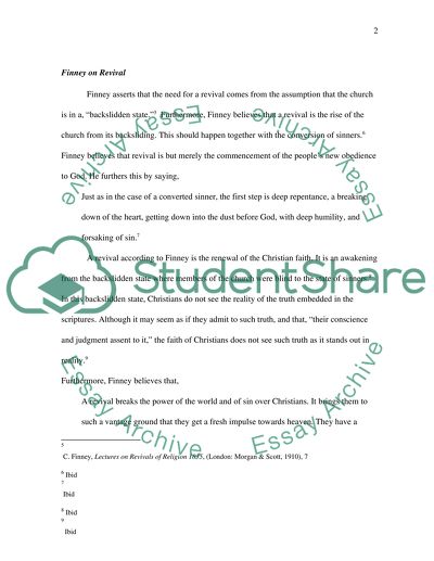 Methodology of Lectures in Revival