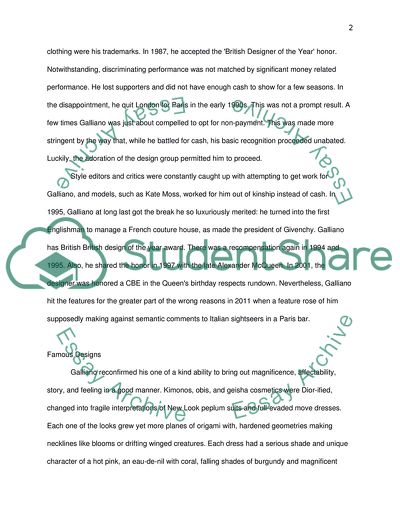 John Galliano Fashion Marketing