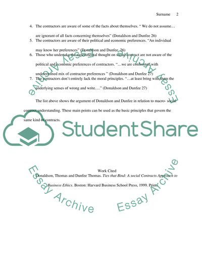 Macro Social Contracts