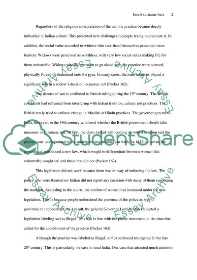 History of Sati Tradition