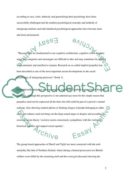 Cognitive Social Psychology