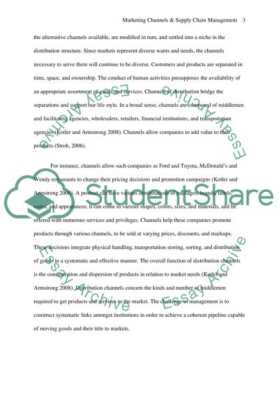 Companies and Marketing Channels