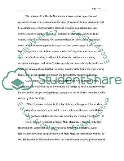 Portrayals of Women in the New Testament