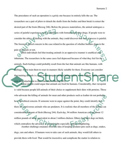 Treating Animals Ethically