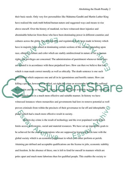 Death Penalty: Does it Serve as a Deterrent to Future Crime