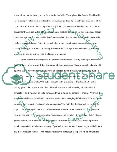 Machiavelli: The Prince