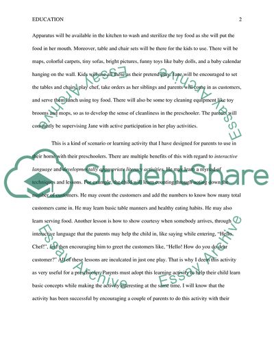 Childrens Individual learning activity