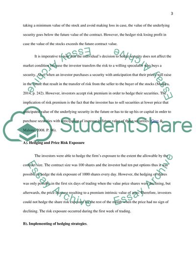 Hedging Risk Exposure and Arbitrage