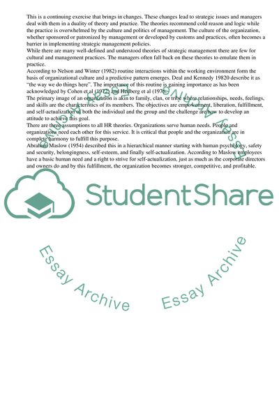 Organizational Culture Importance during Change Management