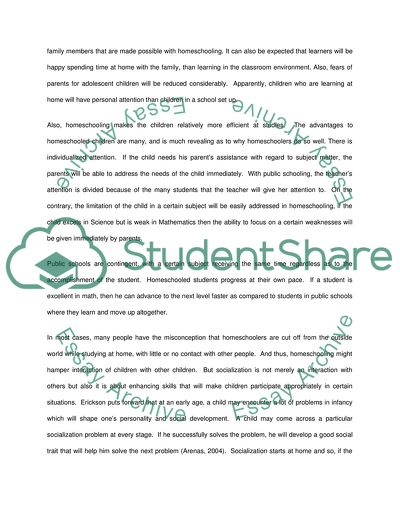 Issues Of Modern Education System And Benefits Of Homeschooling