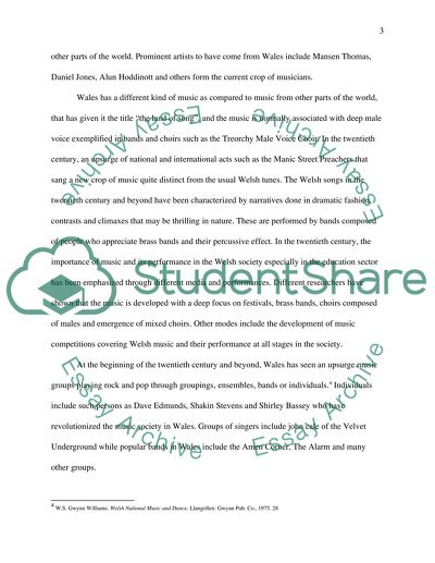 Music in Twentieth-Century Wales