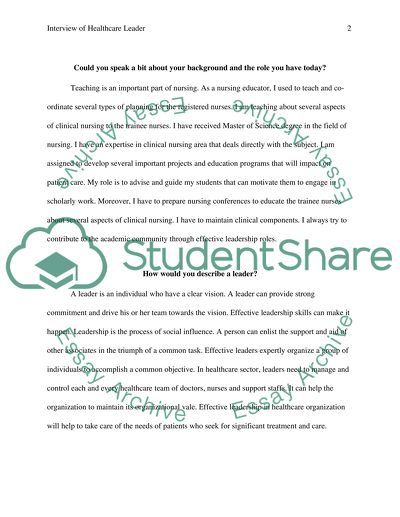 Teaching as an Important Part of Nursing