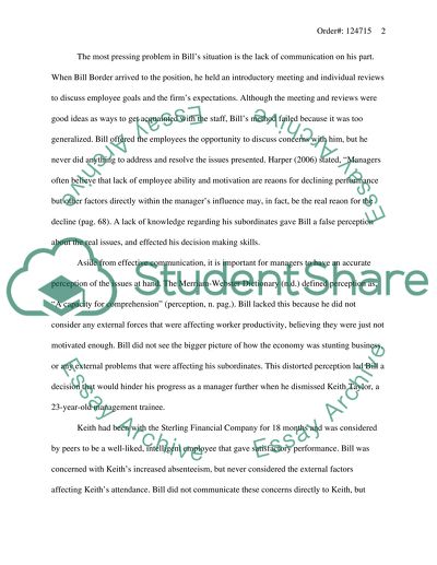 Sterling Financial Study