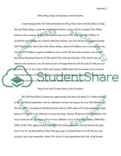 Illegal war trade, and its effect on society