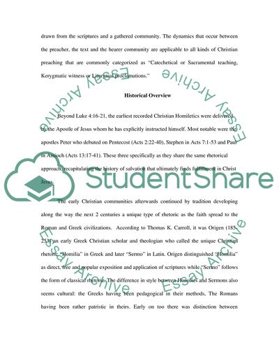 Contemporary American Catholic Homiletic Theory and Practice