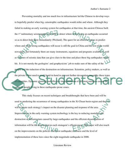 Earthquake essay easy image