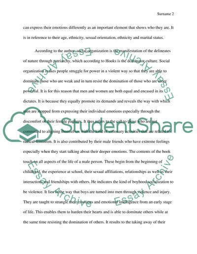 The will to change-Bell Hooks review