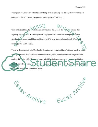 The Christian Symbols of Cross and the Body of Christ