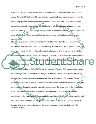 The Behavior of European Population