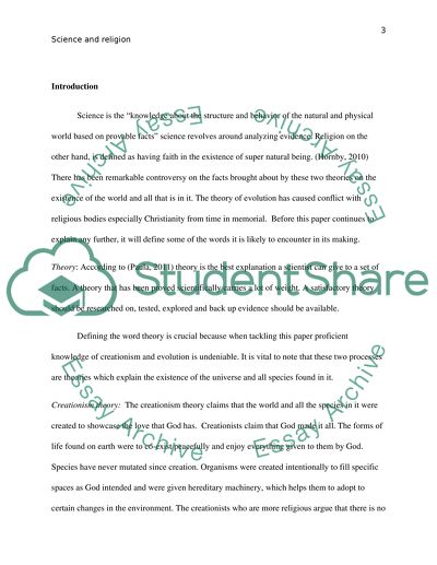 Controversial Issue Between Evolution and Religion