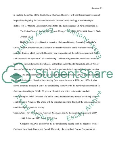 History of air conditioning