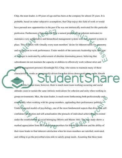 The lumen and absorb Teams at Crutchfield Chemical Engineering