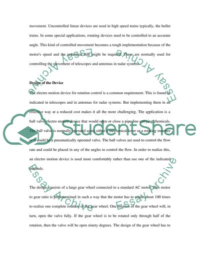 Electro-Motion Devices