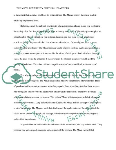 Culture Practice Paper