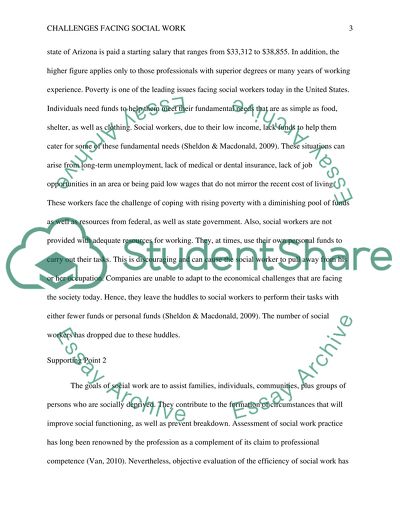 Challenges Facing Social Work