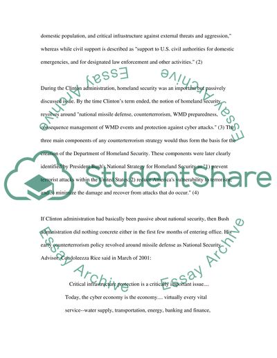U.S. Homeland Security and the Business, Government and Society