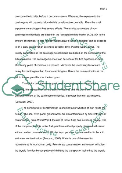 MHE513 - Risk Assessment and Epidemiology Module 5 - Case