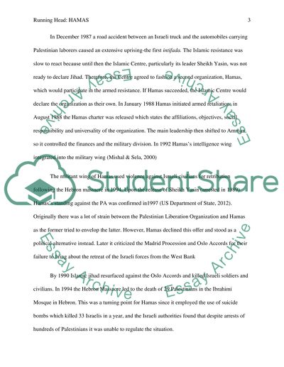 History and Membership at HAMAS