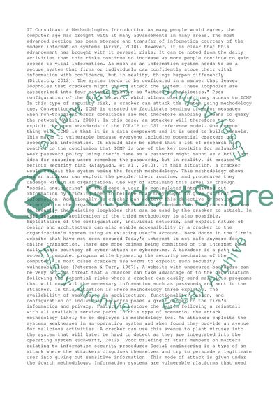 IT Consultant & Methodolgies