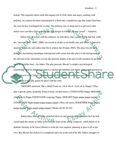Appearance vs. reality in Peter Shaffers Amadeus