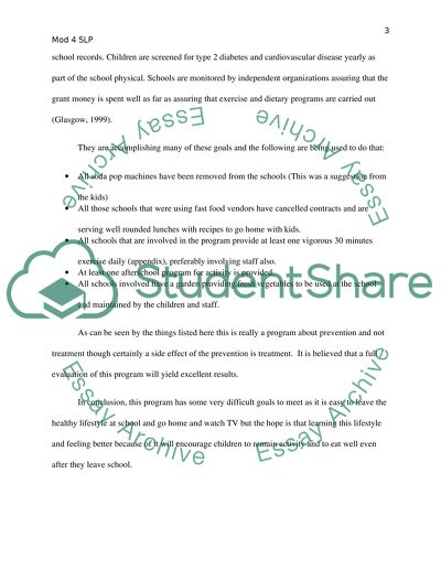 MIH521 - Health Program Evaluation Mod 4 SLP