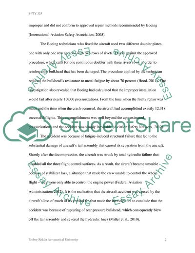 Japan Airlines Flight 123 Crush