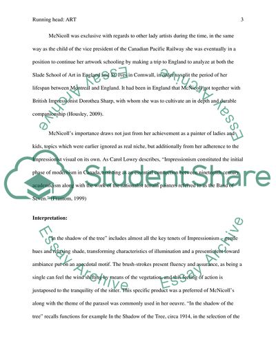 In the Shadow of the Tree by Helen Galloway McNicoll