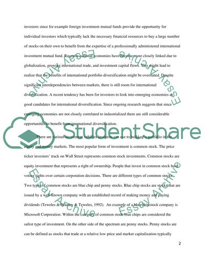 Investment Enhancement Paper