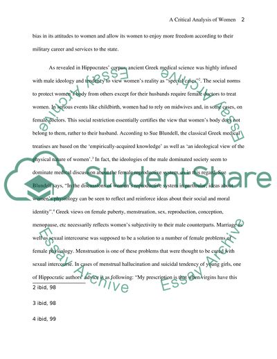 A Critical Analysis of Womens Social Realities in Ancient Greece