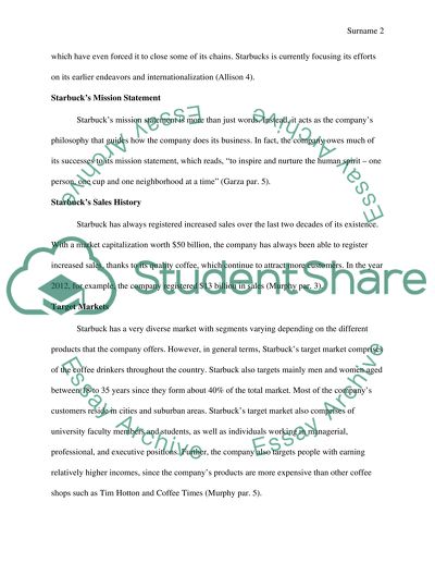 Starbucks - Synonymous of Coffee