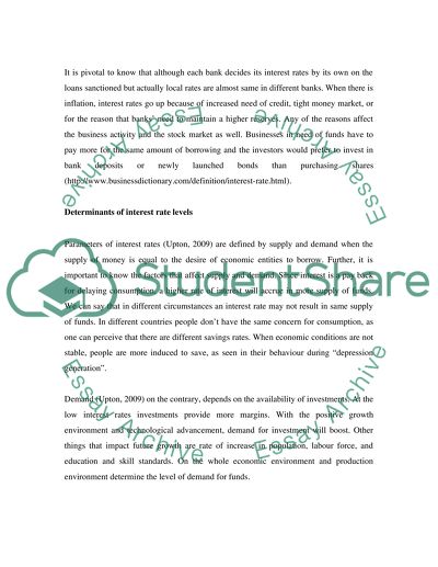 Significance of Interest Rates to Policy Makers and Other Economic Actors