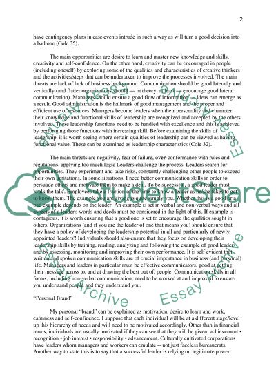 Personal Career Development Project