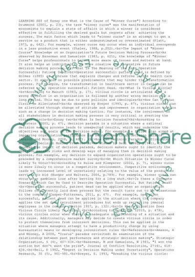 What Is the Cause of the Winner Curse