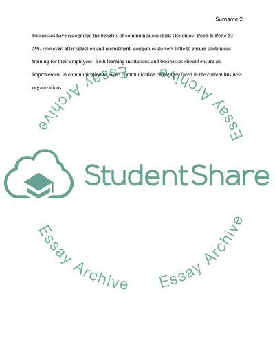 Continual and Effective Communication